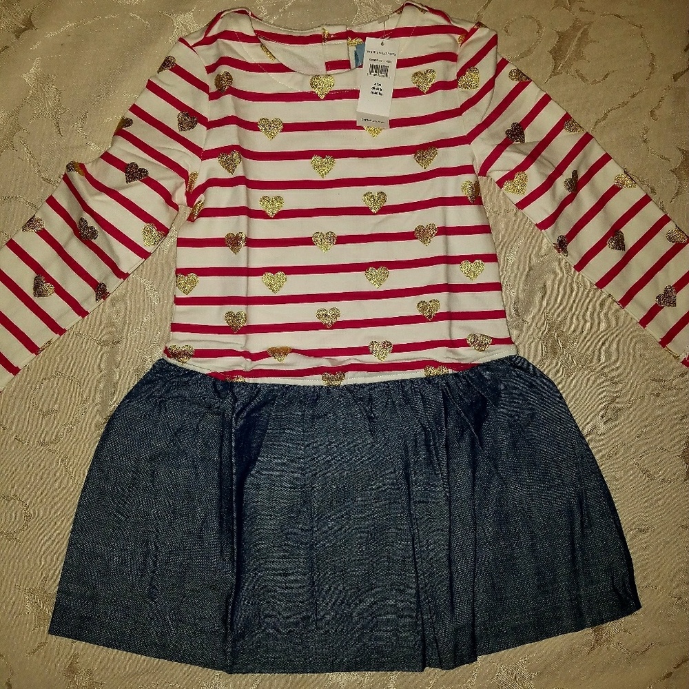 Toddler Girl Mixed Media Dress
